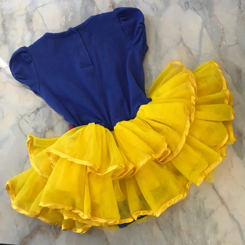 Disney Baby Snow White Costume Dress Infant Size 18M Body Suit